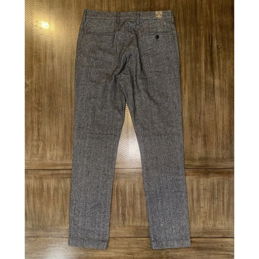 NWT J. Crew 770 Straight Dress Pants Gray Brushed Twill Stretch  Size 29x32 $118